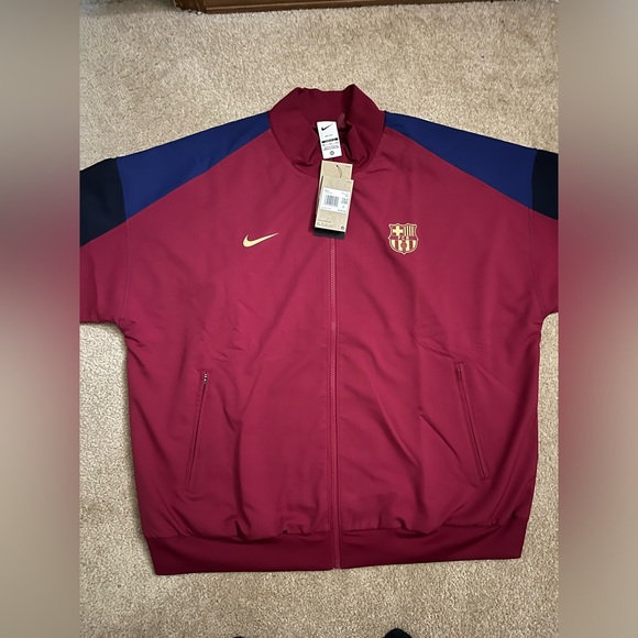 Nike FC Barcelona DRI-FIT Strike Anthem Jacket Men Size XXL FJ5427-620 - Picture 4 of 4